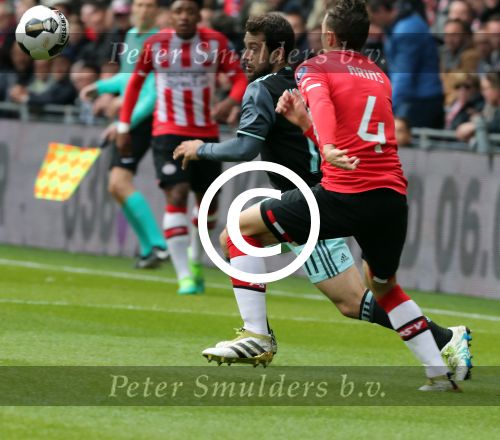 Eindhoven,23 April 2017 PSV-AJAX Seizoen 2016/2017, eindstand 1-0
Amin Younes
