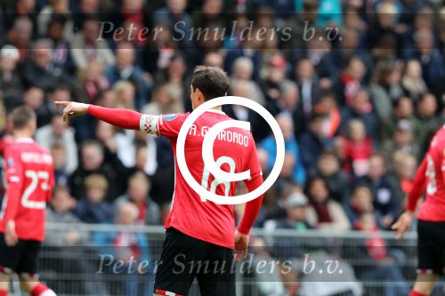 Eindhoven,23 April 2017 PSV-AJAX Seizoen 2016/2017, eindstand 1-0
Andre Guardado