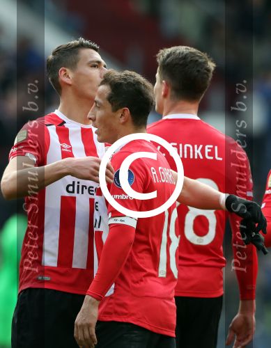 Eindhoven,23 April 2017 PSV-AJAX Seizoen 2016/2017, eindstand 1-0
Andre Guardado