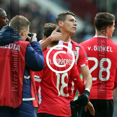 Eindhoven,23 April 2017 PSV-AJAX Seizoen 2016/2017, eindstand 1-0
Andre Guardado