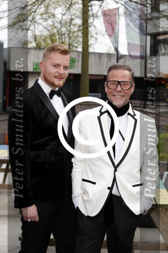 Hilversum 7 mei 2017
De Coiffure awards in studio 21. Bastiaan v Schaik met partner