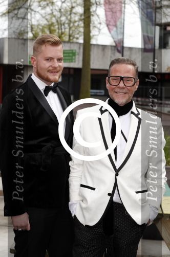 Hilversum 7 mei 2017
De Coiffure awards in studio 21. Bastiaan v Schaik met partner