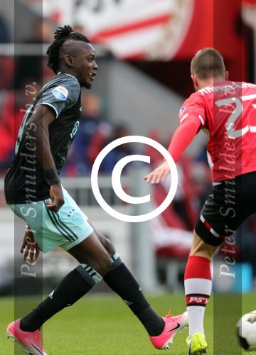 Eindhoven,23 April 2017 PSV-AJAX Seizoen 2016/2017, eindstand 1-0
Bertrand Traore