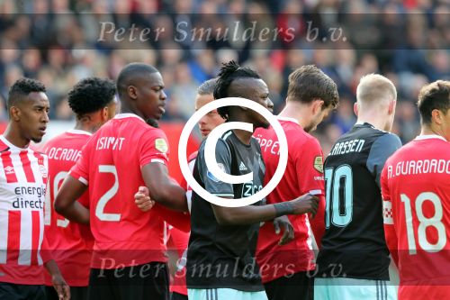 Eindhoven,23 April 2017 PSV-AJAX Seizoen 2016/2017, eindstand 1-0
Bertrand Traore