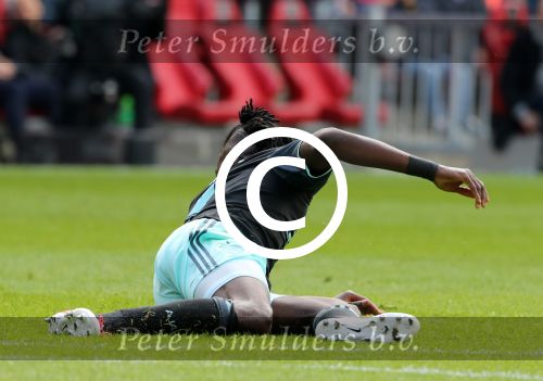 Eindhoven,23 April 2017 PSV-AJAX Seizoen 2016/2017, eindstand 1-0
Bertrand Traore