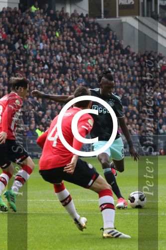 Eindhoven,23 April 2017 PSV-AJAX Seizoen 2016/2017, eindstand 1-0
Bertrand Traore