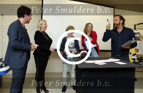 Amsterdam 8 mei 2017   
Victor Mids presengteert de nederlandse stemmencast van verschrikkelijke ikke 3 in de bijlmerbajes. De stemmen worden gedaan door Carlo Boszhard Jelle Stout Pip Pellens en Trudy Labij