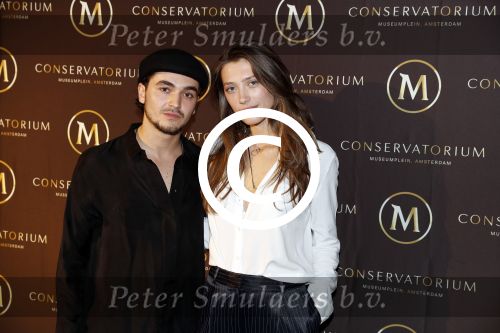 Amsterdam 5 april 2017
Presentatie / feestje van Magnum ijs in het conservatorium hotel. Iedereen kwam in Pyama.
Chelsey Weimar met vriend Daan wayan Erisman