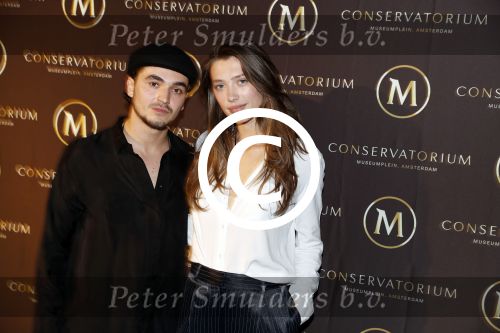 Amsterdam 5 april 2017
Presentatie / feestje van Magnum ijs in het conservatorium hotel. Iedereen kwam in Pyama.
Chelsey Weimar met vriend Daan wayan Erisman