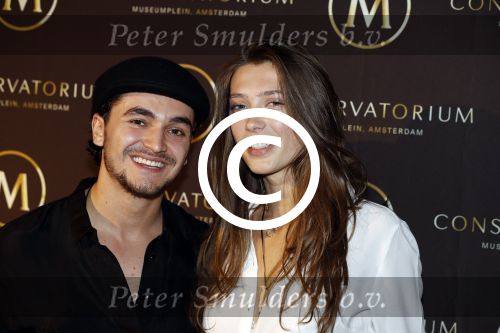 Amsterdam 5 april 2017
Presentatie / feestje van Magnum ijs in het conservatorium hotel. Iedereen kwam in Pyama.
Chelsey Weimar met vriend Daan wayan Erisman