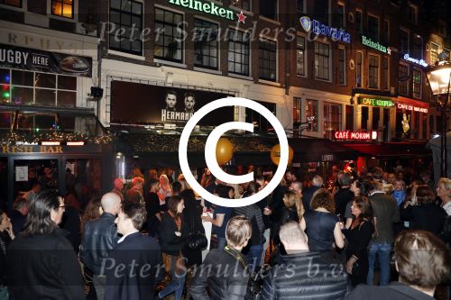 Amsterdam 1 april 2017
Dave en Donny Roelvink open Club Hermanos op het Leidse plein.
Papa Dries Honoria mama Lucienne en de vriendinnen  Amije ( Donny)  en Julia (Dave) waren erbij.