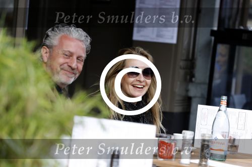 Amsterdam 11april 2017
Cynthia Abma op terras met Mark Teurlings