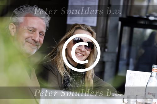 Amsterdam 11april 2017
Cynthia Abma op terras met Mark Teurlings