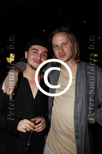 Amsterdam 5 april 2017
Presentatie / feestje van Magnum ijs in het conservatorium hotel. Iedereen kwam in Pyama.
 Daan wayan Erisman met een vriend