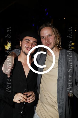 Amsterdam 5 april 2017
Presentatie / feestje van Magnum ijs in het conservatorium hotel. Iedereen kwam in Pyama.
 Daan wayan Erisman met een vriend