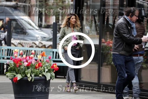 Amsterdam 19 april 2017
Danie Bles tijdens tv opnames