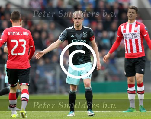 Eindhoven,23 April 2017 PSV-AJAX Seizoen 2016/2017, eindstand 1-0
Davy Klaassen