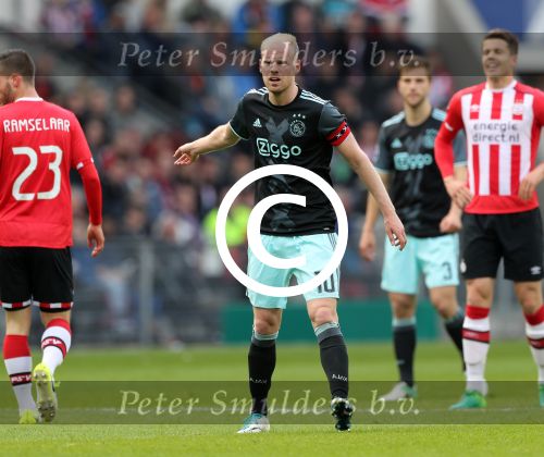 Eindhoven,23 April 2017 PSV-AJAX Seizoen 2016/2017, eindstand 1-0
Davy Klaassen