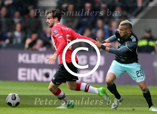 Eindhoven,23 April 2017 PSV-AJAX Seizoen 2016/2017, eindstand 1-0
Davy Propper