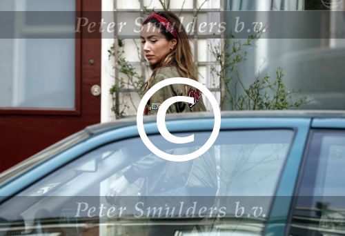 Amsterdam 31 maart 2017 
Dewi Pechler op straat in Amsterdam