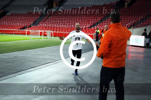 Amsterdam 25 april 2017
Huis Igone de JonghJohan Cruijff run van 14 km vanuit Olympisch stadon naar Arena. Johan Cruijff zou vandaag 70 geworden zijn. oa Estelle Cruijff Johnny Heitinga Sjaak Swart Erben Wennemars deden mee