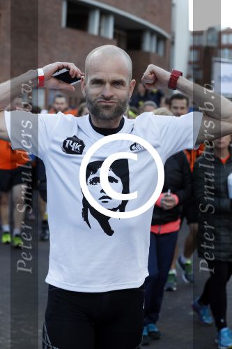 Amsterdam 25 april 2017
Huis Igone de JonghJohan Cruijff run van 14 km vanuit Olympisch stadon naar Arena. Johan Cruijff zou vandaag 70 geworden zijn. oa Estelle Cruijff Johnny Heitinga Sjaak Swart Erben Wennemars deden mee