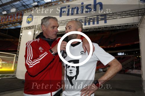 Amsterdam 25 april 2017
Huis Igone de JonghJohan Cruijff run van 14 km vanuit Olympisch stadon naar Arena. Johan Cruijff zou vandaag 70 geworden zijn. oa Estelle Cruijff Johnny Heitinga Sjaak Swart Erben Wennemars deden mee