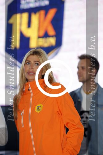 Amsterdam 25 april 2017
Huis Igone de JonghJohan Cruijff run van 14 km vanuit Olympisch stadon naar Arena. Johan Cruijff zou vandaag 70 geworden zijn. oa Estelle Cruijff Johnny Heitinga Sjaak Swart Erben Wennemars deden mee