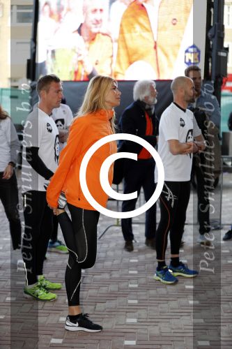 Amsterdam 25 april 2017
Huis Igone de JonghJohan Cruijff run van 14 km vanuit Olympisch stadon naar Arena. Johan Cruijff zou vandaag 70 geworden zijn. oa Estelle Cruijff Johnny Heitinga Sjaak Swart Erben Wennemars deden mee