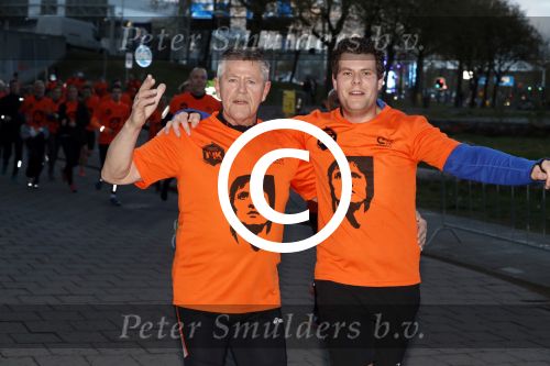 Amsterdam 25 april 2017
Huis Igone de JonghJohan Cruijff run van 14 km vanuit Olympisch stadon naar Arena. Johan Cruijff zou vandaag 70 geworden zijn. oa Estelle Cruijff Johnny Heitinga Sjaak Swart Erben Wennemars deden mee