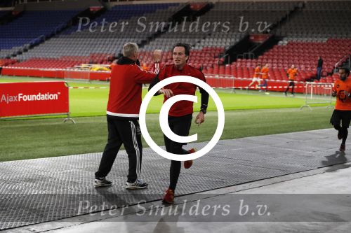 Amsterdam 25 april 2017
Huis Igone de JonghJohan Cruijff run van 14 km vanuit Olympisch stadon naar Arena. Johan Cruijff zou vandaag 70 geworden zijn. oa Estelle Cruijff Johnny Heitinga Sjaak Swart Erben Wennemars deden mee