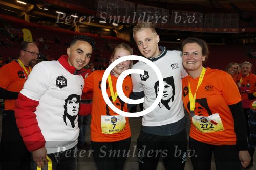 Amsterdam 25 april 2017
Huis Igone de JonghJohan Cruijff run van 14 km vanuit Olympisch stadon naar Arena. Johan Cruijff zou vandaag 70 geworden zijn. oa Estelle Cruijff Johnny Heitinga Sjaak Swart Erben Wennemars deden mee