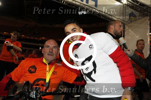 Amsterdam 25 april 2017
Huis Igone de JonghJohan Cruijff run van 14 km vanuit Olympisch stadon naar Arena. Johan Cruijff zou vandaag 70 geworden zijn. oa Estelle Cruijff Johnny Heitinga Sjaak Swart Erben Wennemars deden mee