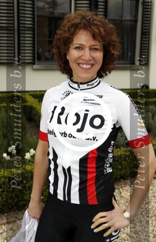 Nijkerk 14 april 2017
Presentatie sterren wielrennersteam  van jeroen Mantel. Evelien de Bruijn