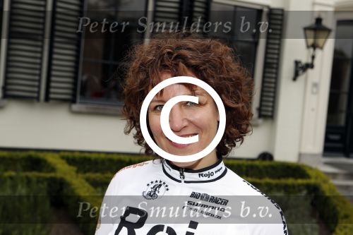 Nijkerk 14 april 2017
Presentatie sterren wielrennersteam  van jeroen Mantel. Evelien de Bruijn