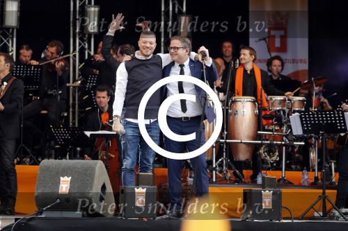 Tilburg 27 april 2017 Koningsdag
Guus Meeuwis en Gers Pardoel