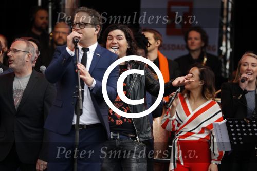 Tilburg 27 april 2017
Koningsdag in Tilburg. 
Optreden Guus Meeuwis en Roy Donders