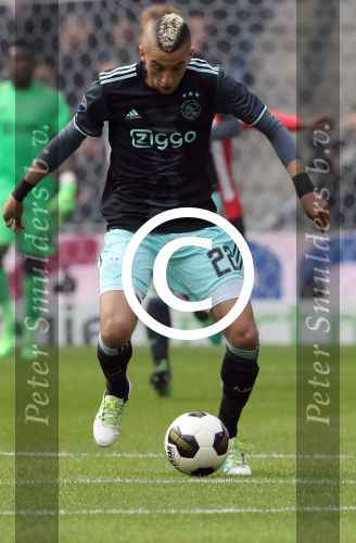 Eindhoven,23 April 2017 PSV-AJAX Seizoen 2016/2017, eindstand 1-0
Hakim Ziyech