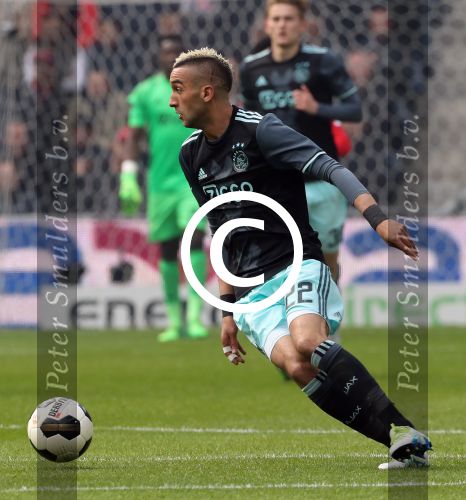 Eindhoven,23 April 2017 PSV-AJAX Seizoen 2016/2017, eindstand 1-0
Hakim Ziyech