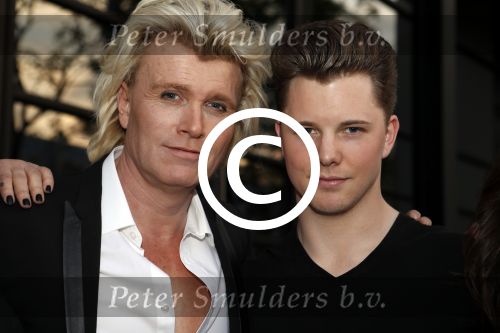 Hilversum 7 mei 2017
Hans Klok met zijn assistentes en zijn nieuwe vriend