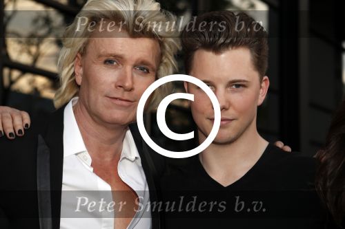 Hilversum 7 mei 2017
Hans Klok met zijn assistentes en zijn nieuwe vriend