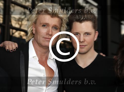 Hilversum 7 mei 2017
Hans Klok met zijn assistentes en zijn nieuwe vriend
