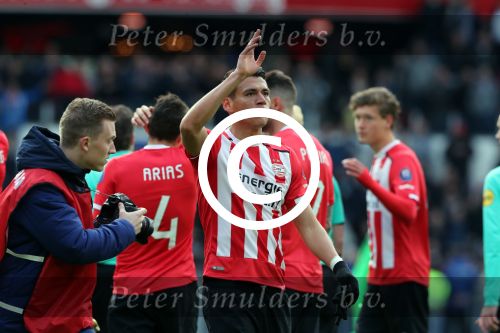 Eindhoven,23 April 2017 PSV-AJAX Seizoen 2016/2017, eindstand 1-0
Hector Moreno