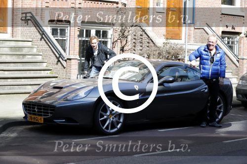Amsterdam 24 maart 2017  
Jack Spijkwerman toert met zijn zoon door amsterdam zuid  met een ferrari