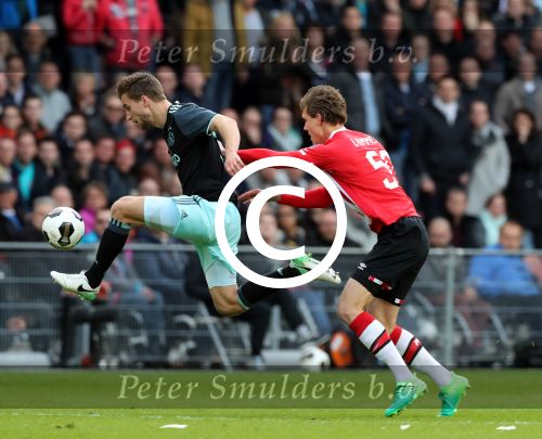 Eindhoven,23 April 2017 PSV-AJAX Seizoen 2016/2017, eindstand 1-0
Joel Veltman