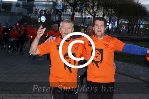 Amsterdam 25 april 2017
Huis Igone de JonghJohan Cruijff run van 14 km vanuit Olympisch stadon naar Arena. Johan Cruijff zou vandaag 70 geworden zijn. oa Estelle Cruijff Johnny Heitinga Sjaak Swart Erben Wennemars deden mee