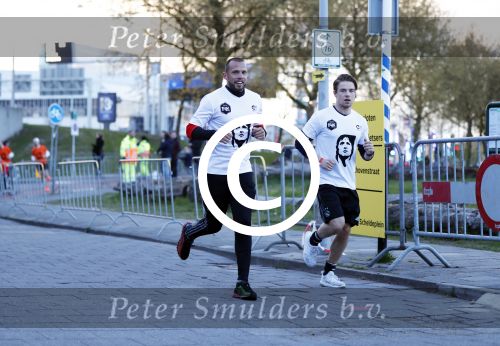 Amsterdam 25 april 2017
Huis Igone de JonghJohan Cruijff run van 14 km vanuit Olympisch stadon naar Arena. Johan Cruijff zou vandaag 70 geworden zijn. Johnny Heitinga