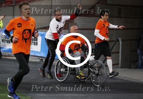 Amsterdam 25 april 2017
Huis Igone de JonghJohan Cruijff run van 14 km vanuit Olympisch stadon naar Arena. Johan Cruijff zou vandaag 70 geworden zijn. Johnny Heitinga