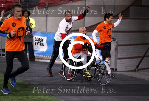 Amsterdam 25 april 2017
Huis Igone de JonghJohan Cruijff run van 14 km vanuit Olympisch stadon naar Arena. Johan Cruijff zou vandaag 70 geworden zijn. oa Estelle Cruijff Johnny Heitinga Sjaak Swart Erben Wennemars deden mee