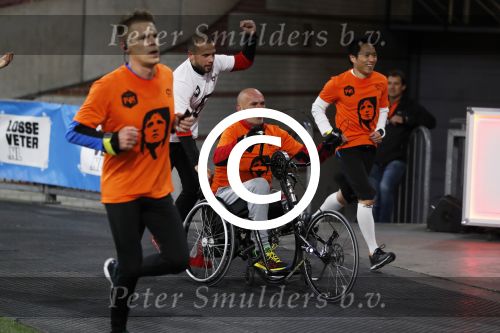 Amsterdam 25 april 2017
Huis Igone de JonghJohan Cruijff run van 14 km vanuit Olympisch stadon naar Arena. Johan Cruijff zou vandaag 70 geworden zijn. oa Estelle Cruijff Johnny Heitinga Sjaak Swart Erben Wennemars deden mee